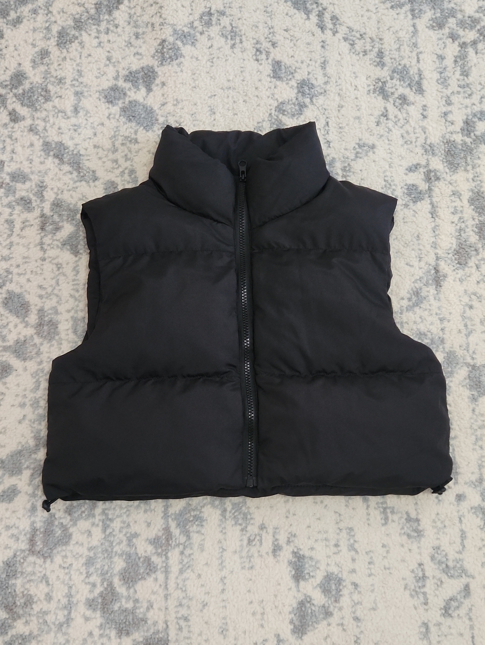 Women's Black Puffer Vest - Sleeveless Jacket